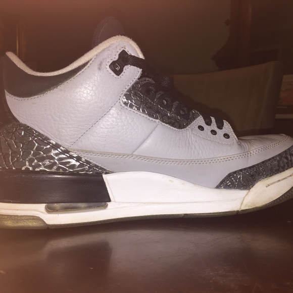 Air Jordan 3 Wolf Grey Cements - Picture 8 of 8